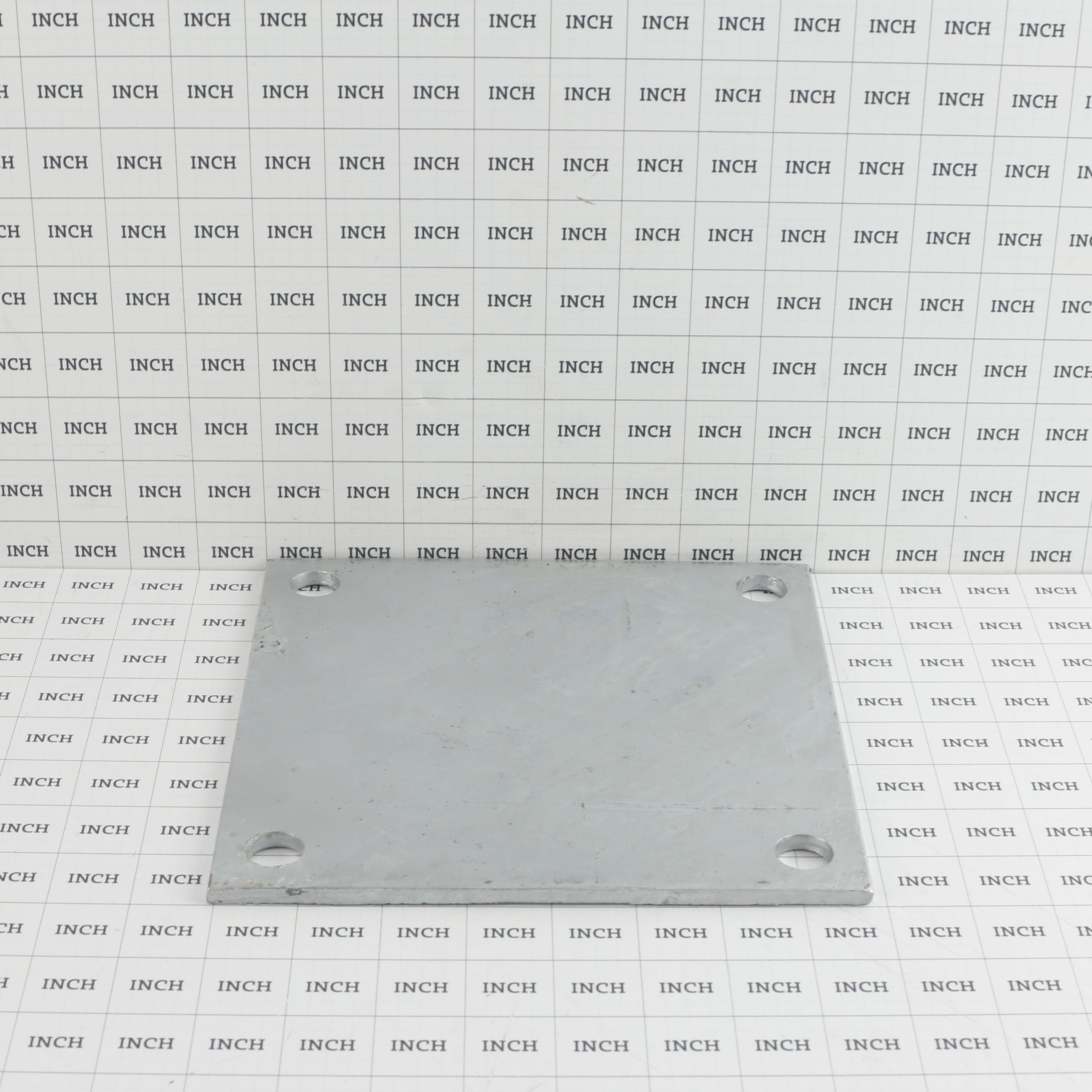 Chain Link 8 x 8 x 1/4 Square Weldable Surface Mount Floor Flange Base  Plate (Galvanized Steel) - Chain Link Fencing Floor Flanges - Chain Link  Fittings