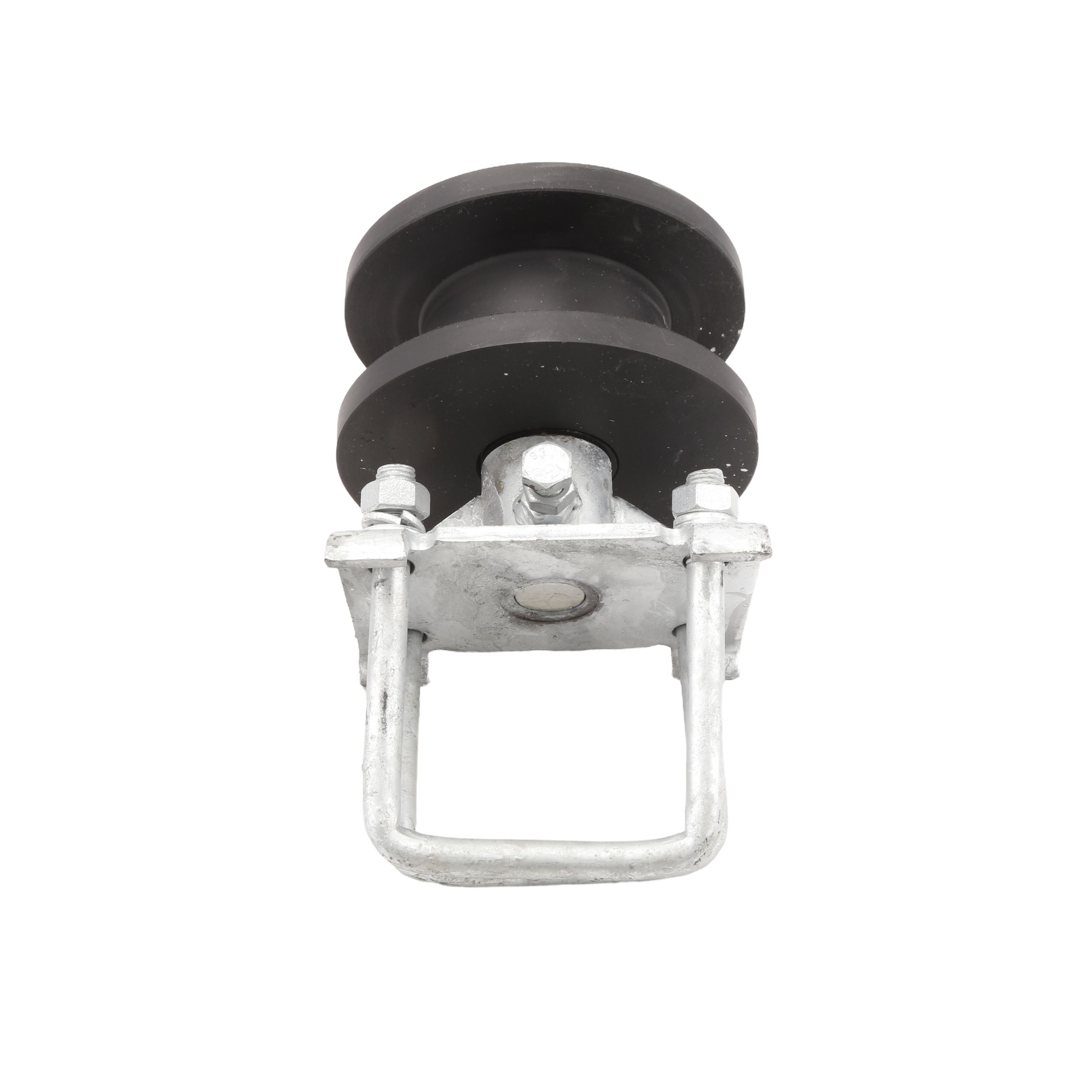 thumbnail image 2 of 4" Square Post X 2" Square Gate Frame – Premium Nylon Cantilever Roller – 7" Wheel 2 of 4