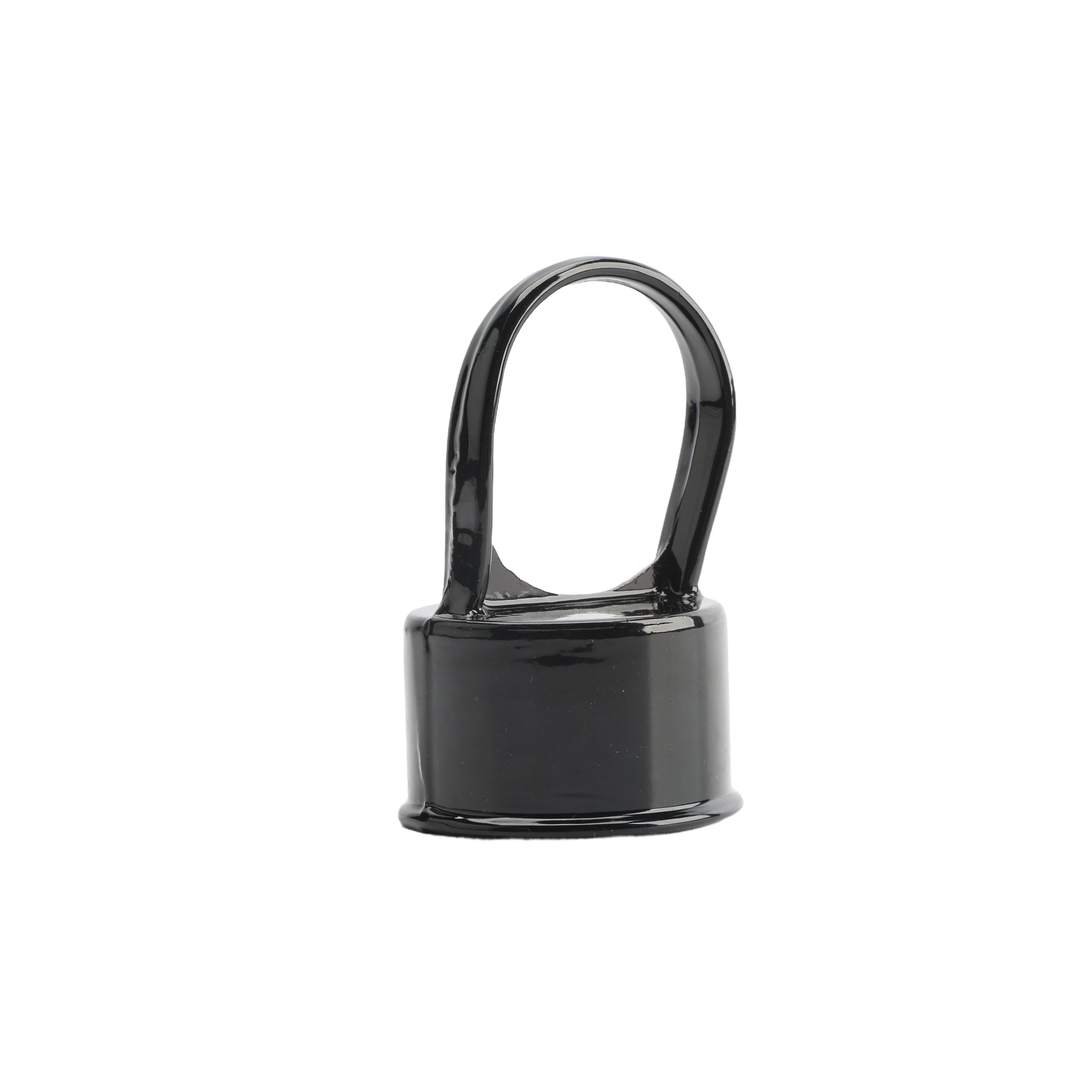 Chain Link 1 5 8 1 5 8 OD x 1 3 8 1 3 8 OD Black Top Rail Eye Top Loop Cap Line Post Top Cap Aluminum Chain Link Fittings