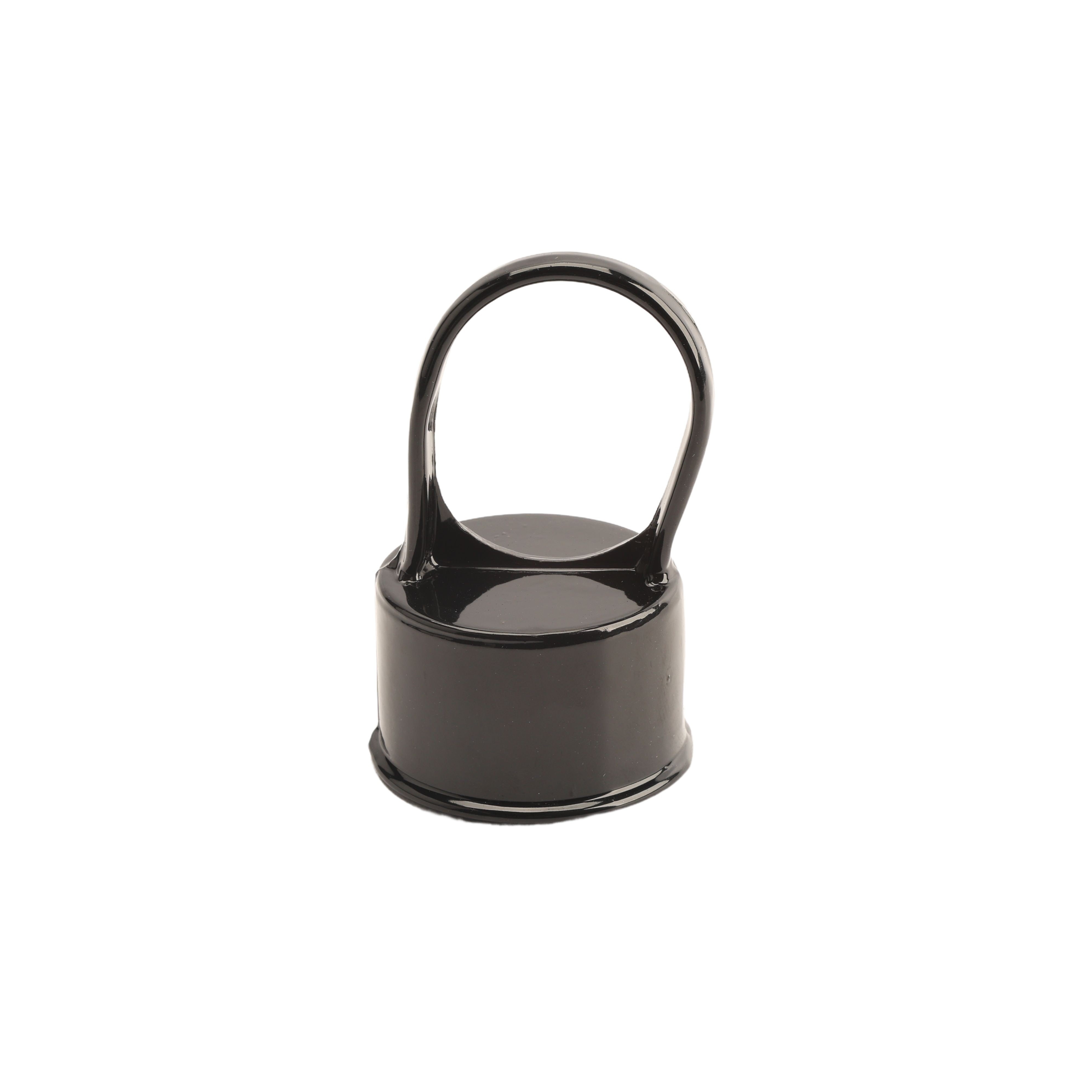 Black Metal Line Post Loop Cap For Chain-link Fence