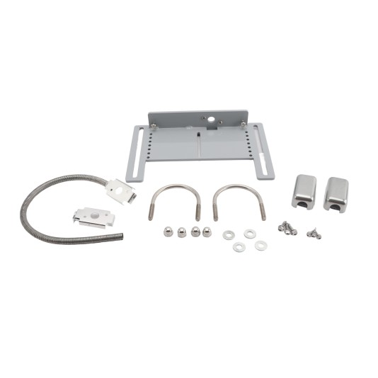 Chain Link DAC Mounting Bracket for HES 9600 Electric Strike - Silver