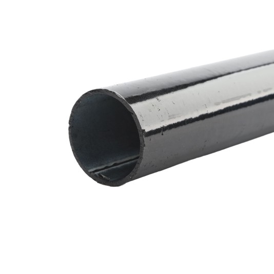 Chain Link Black 6' Long x 1 5/8" Round Residential Fence Pipe Tubing [0.065" Wall] (Black Powder-Coated Steel)