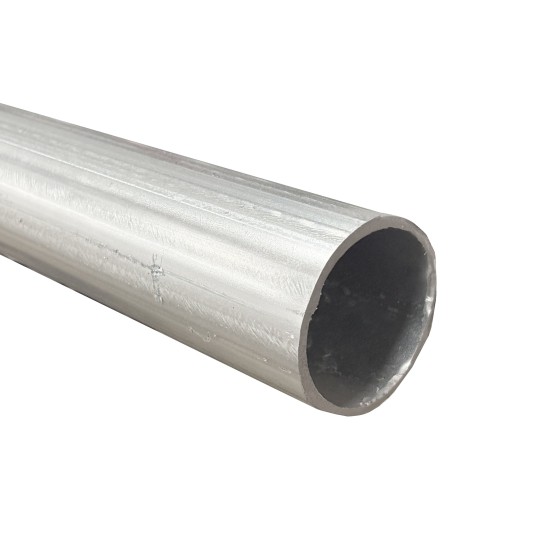 Chain Link 9' Long x 2 1/2" [2.375" OD / 2 3/8" OD] SS40 Round Industrial Fence Pipe Tubing [0.13" Wall] - (Galvanized Steel) (Pipe Tubing)