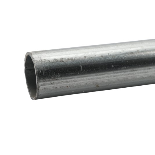 Chain Link 9' Long x 2 1/2" [2.375" OD / 2 3/8" OD] SS40 Round Industrial Fence Pipe Tubing [0.13" Wall] - (Galvanized Steel)