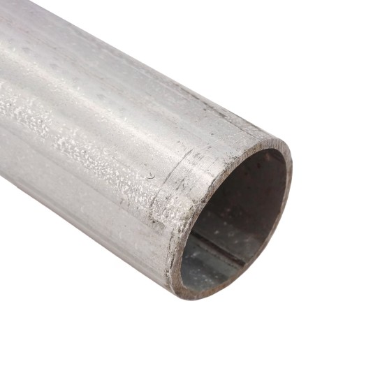 Chain Link 7' Long x 3" [2.875" OD / 2 7/8" OD] SS40 Round Heavy Wall Industrial Fence Pipe Tubing [0.160" Wall] - (Galvanized Steel) (Pipe Tubing)