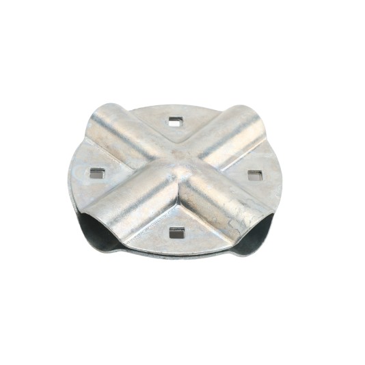 4 Way Connector Bracket Bolt on Bracket for 1 3/8" x 1 3/8" Round Post