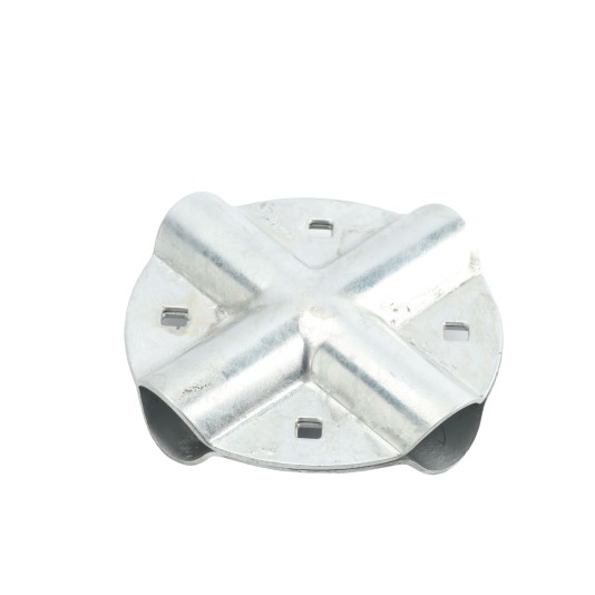 4 Way Connector Bracket Bolt on Bracket for 1 3/8" x 1 3/8" Round Post