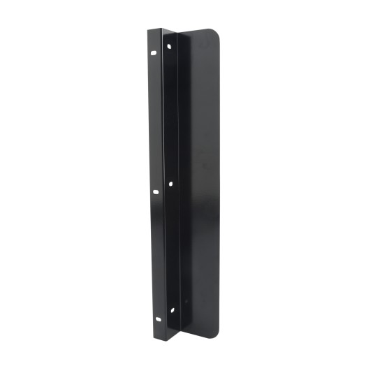 Chain Link DAC 24" Tall Gate Latch Protector for 2" Posts (Black)