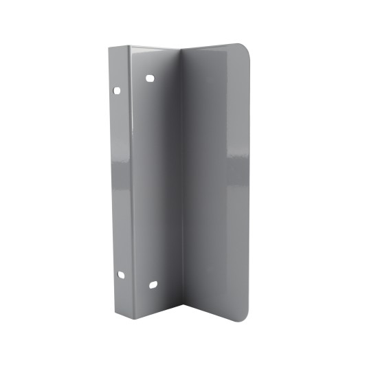 Chain Link DAC 12" Tall Gate Latch Protector for 3" Posts (Silver)