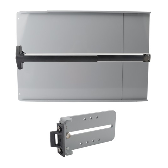 Chain Link DAC Standard Exit Bar Kit with 48" Detex Value Series Bar with Switch & Silver Plate
