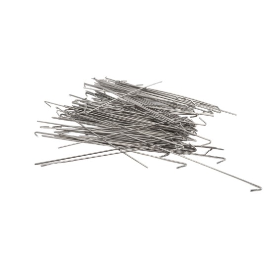 Chain Link 12 1/2" Long Fence Ties [100 Quantity] for 4" Posts - Hook Fence Ties