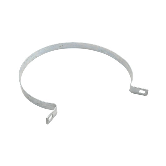 Chain Link 10" [10 3/4" OD] Heavy Brace Band [11 Gauge / 1"] - Rail End Band (Galvanized Steel)