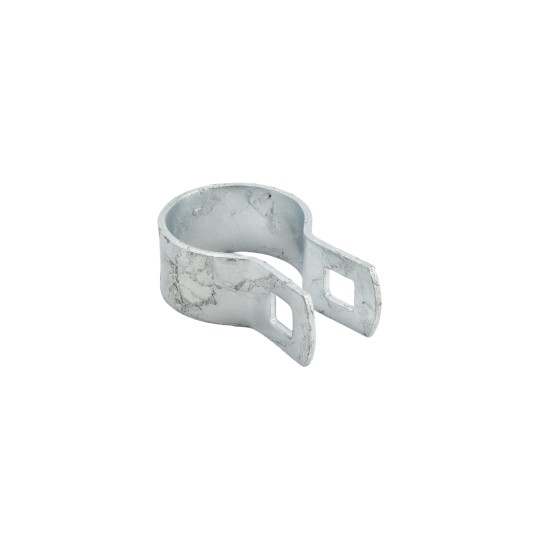Chain Link 1 5/8" Heavy Brace Band - Rail End Band (Galvanized Steel)