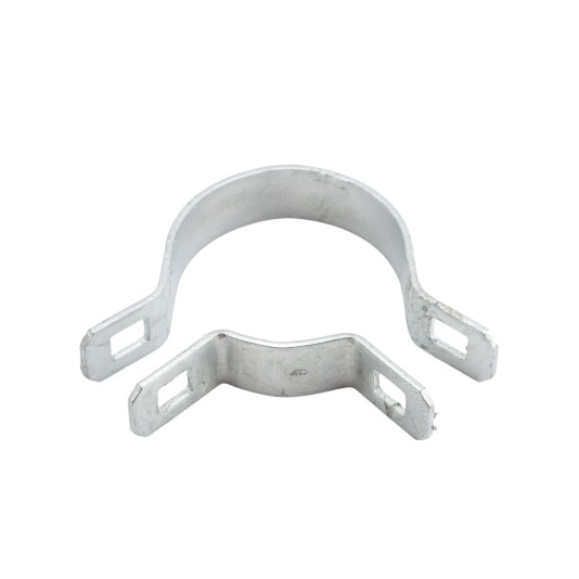 Chain Link 2 1/2" (2 3/8" OD) Corner Brace Band (90 Degree Brace Band) HDG