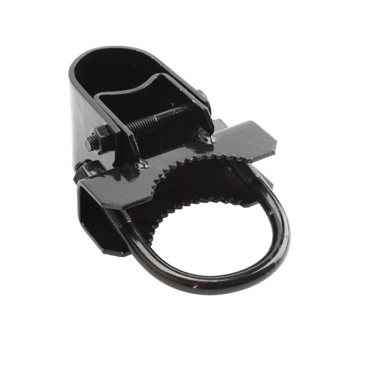 Chain Link 2 1/2" [2 3/8" OD] Black Bulldog Industrial Gate Hinge - Butt Hinge (Pressed Steel) (Hinge)