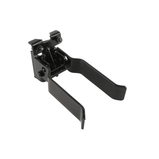 4" Strong Arm Gate Latch for Walk Gates fits 4" Post and 1 5/8" or 2" Gate Frame Black