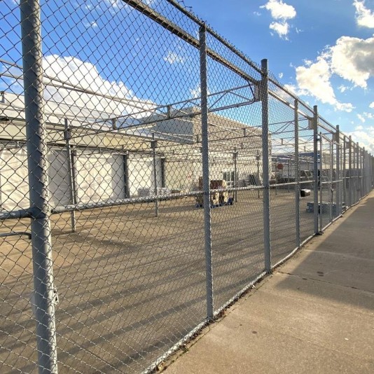 6' x 50' Chain Link Fence Mesh Roll | Galvanized 9GA Steel 