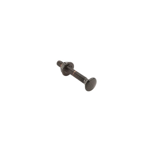 Chain Link 1/4" x 1 3/4" Carriage Bolt & Nut (Dacrotized & Black)