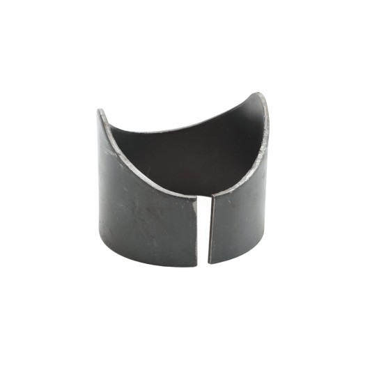 Chain Link Pipe Saddle 2 3/8" x 3 1/2" Pipe Pal Weld on Saddle (Bare Raw Steel) - SPP238X312