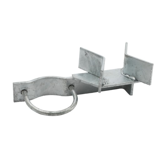Chain Link 4" Heavy-Duty Round Cantilever Slide Gate Guide Bracket (Default)
