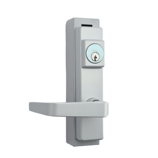 Chain Link DAC Lever Handle With Classroom Function For Detex Bar (Silver)