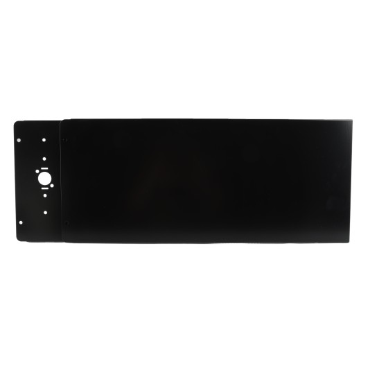 Chain Link DAC 12" Universal Adjustable Mounting Plate For Panic Exits (Black) (Panic Bars)