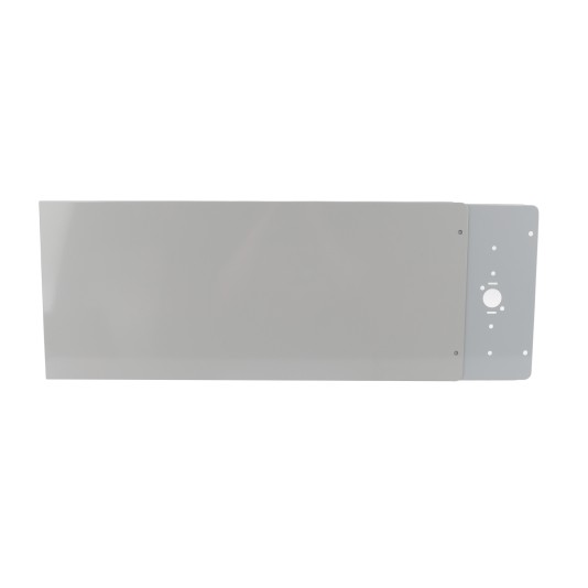 Chain Link DAC 12" Universal Adjustable Mounting Plate For Panic Exits (Silver)