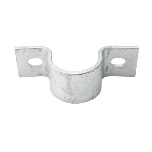 Chain Link 4" Industrial Facia / Side Wall Mount Chain Link Fence Bracket (Heavy Duty Pressed Steel Hot Dip Galvanized)