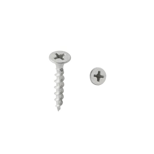 Philips Bugle Head Deck Screw Grey 1" Exterior Dacrotized Wood Screws (Steel) (Other)