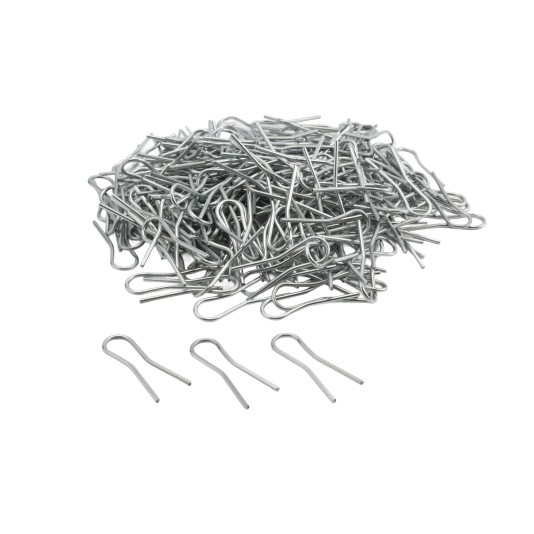 EZ Twist (12 Gauge Core) Preformed Galvanized Steel Tie Wires - 1000 Pack - EZTT-11-TW (Fence Ties)