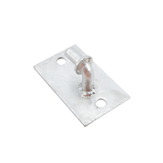 Chain Link Heavy-Duty Flat Back Male Wall Gate Hinge - Gate Post Hinge (Pressed Steel)