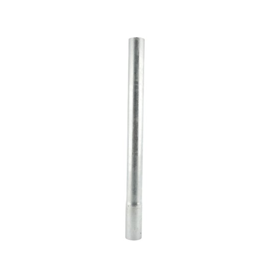 24" Chain Link Fence Post Extender - 24" x 2 1/2" (2 3/8" OD) (Galvanized Steel) (Default)