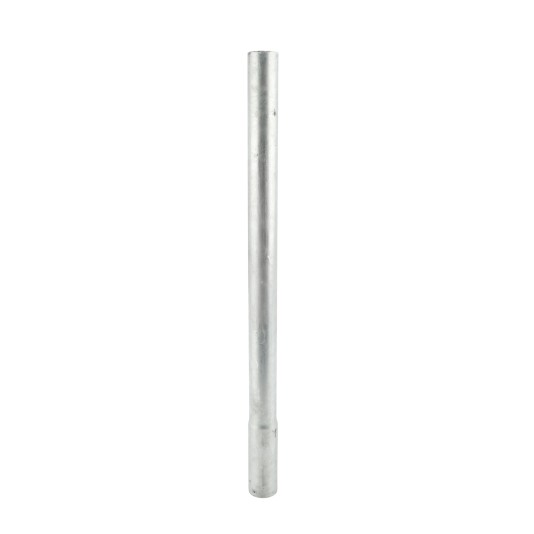 24" Chain Link Fence Post Extender - 24" x 2" (1 7/8" OD) (Galvanized Steel) (Default)