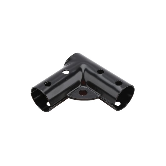 Chain Link 1 3/8" X 1 3/8" Black Gate Corner for 90