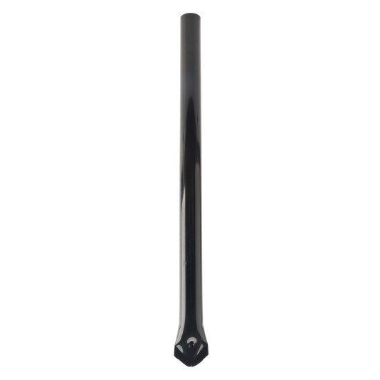 Black Ground Post Sleeve for 1 3/8" OD Pipe (Black Powder Coated Steel) (Sleeves)