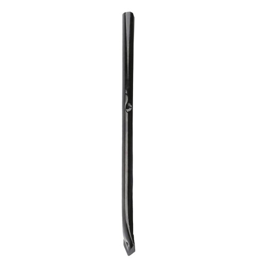 Black Ground Post Sleeve for 1 3/8" OD Pipe (Black Powder Coated Steel)