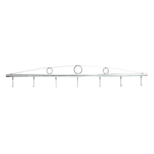 Chain Link 84" Commercial Fence Stretcher Bar Fence Tool Chain Link Rake Tool with 7 Hooks (Tools)
