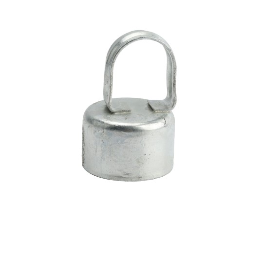 Chain Link 3" [2 7/8" OD] x 2" [1 7/8" OD] Top Rail Eye Top Loop Cap - Line Post Top Cap 