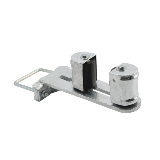 Chain Link 4" Square Lower Roller Guide (Pressed Steel)