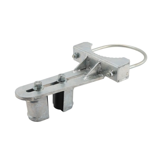 Chain Link 6 5/8" Round Lower Roller Guide (Pressed Steel)