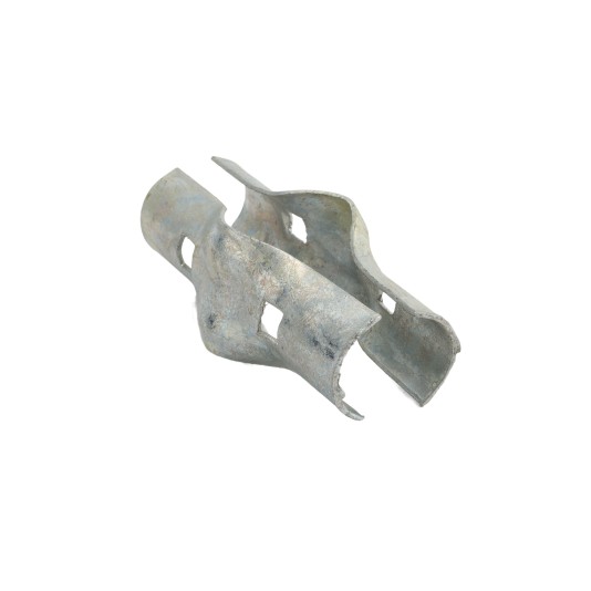 Chain Link 1 5/8" x 1 3/8" Line Rail Clamp - Boulevard Clamp (Galvanized Steel)