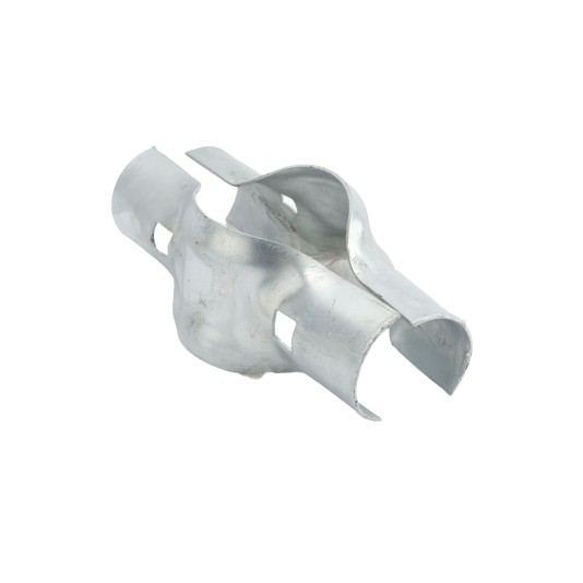 Chain Link 2 1/2" [2 3/8" OD] x 1 5/8" Line Rail Clamps - Boulevard Clamp (Galvanized Steel)