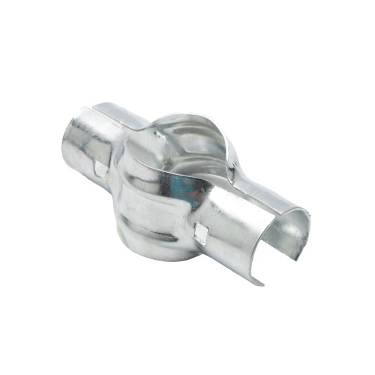 Chain Link 3" [2 7/8" OD] x 1 5/8" Line Rail Clamp - Boulevard Clamp (Galvanized Steel) (Clamp)