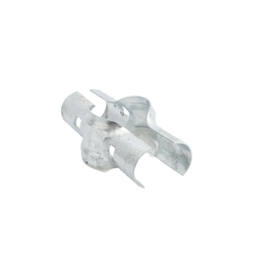 Chain Link 4" x 1 5/8" Line Rail Clamp - Boulevard Clamp (Galvanized Steel)