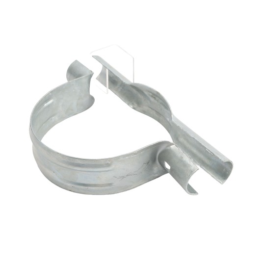 Chain Link 6 5/8" x 1 5/8" Line Rail Clamp - Boulevard Clamp (Galvanized Pressed Steel)