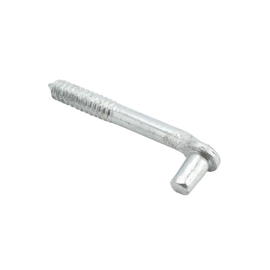 Chain Link Male Lag Screw Gate Hinge 3/4" x 6" (Adjustable) - Galvanized Steel - MLH34X6