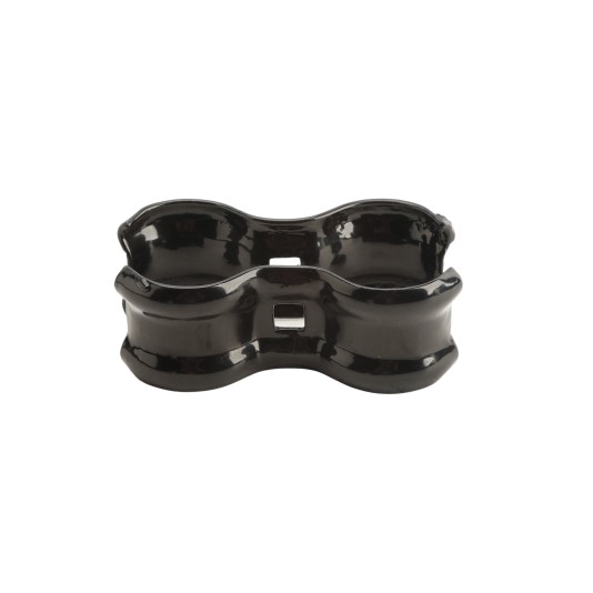Chain Link 2" [1 7/8" OD] x 2" [1 7/8" OD] Kennel Clamp - Saddle Clamp (Galvanized Pressed Steel)