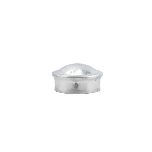 Chain Link Fence 2" [1 7/8" OD] Round Dome External Fence Post Cap (Pressed Steel)