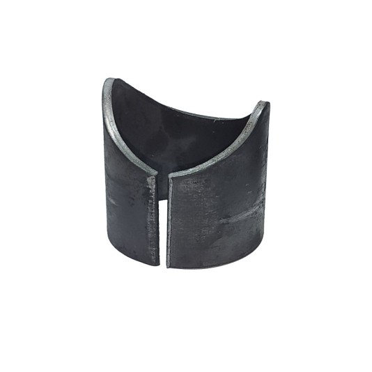 Chain Link Pipe Saddle 1 5/8" x 1 5/8" Pipe Pal Weld on Saddle (Bare Raw Steel) - SPP158X158
