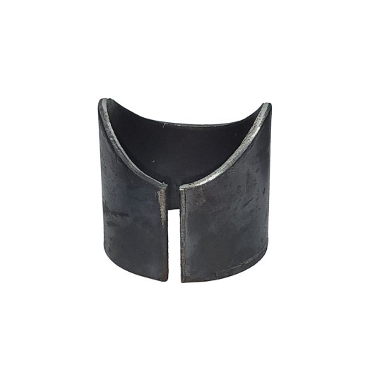 Chain Link Pipe Saddle 1 7/8" x 1 7/8" Pipe Pal Weld on Saddle (Bare Raw Steel)